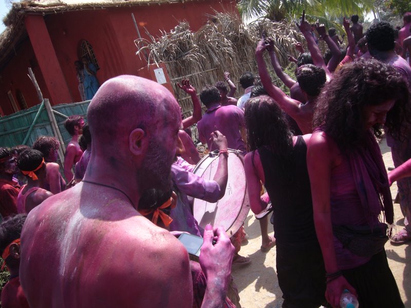 India 2010 - Hampi - Virupapur Gaddi - Holi Festival